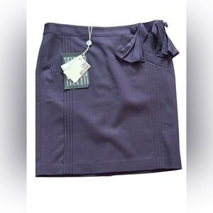 ✨NWT✨ Love Moschino deep purple wine Pencil Skirt with Bow